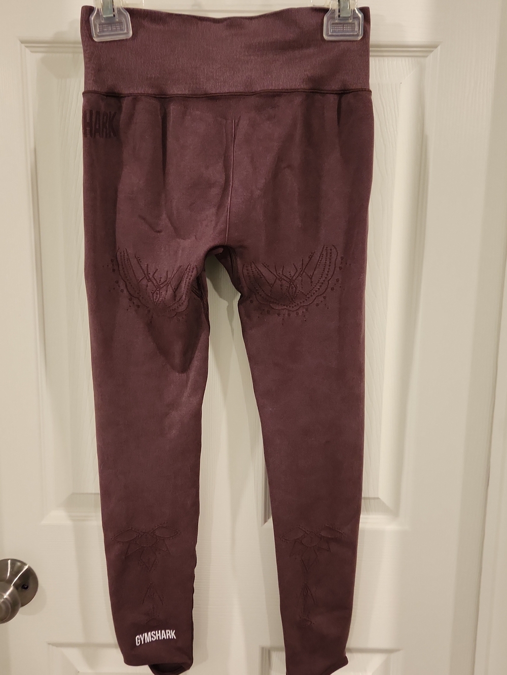 Gymshark Studio Seamless Leggings Medium M Purple Mandala Lotus Flower